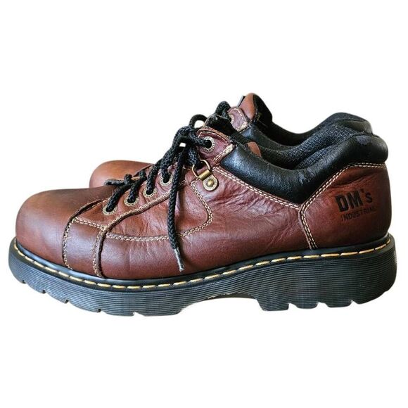 Dr. Martin Gunby Leather Steel Toe Work Shoes Boots Size 14 main image 2